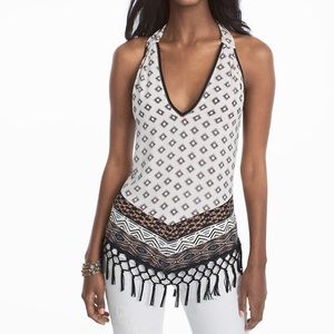 Fringe Halter Top